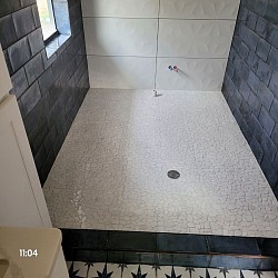 Elite Tile Xpressions shower build in Sherman Tx